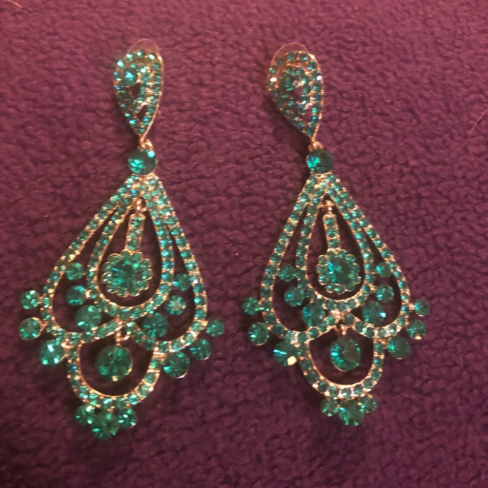 High Quality Padgett Earrings Teal
